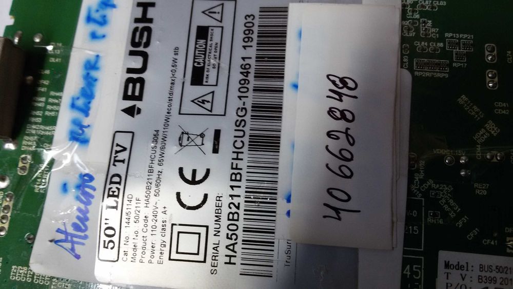 t.msd309.b81c 12176 painel v500hj1-le8 rohs tv bush50-211f