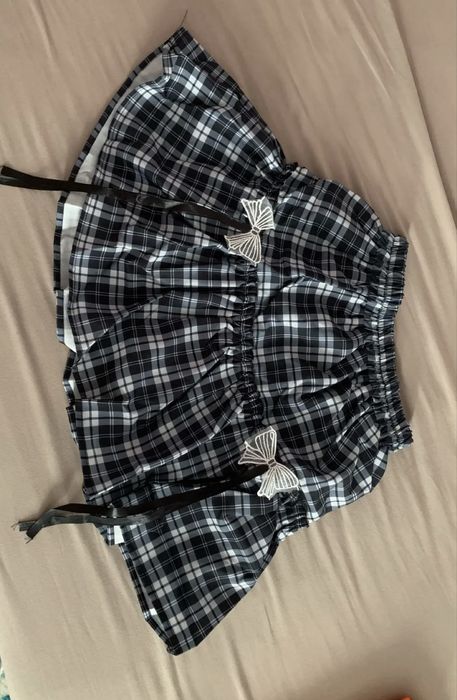 Мила готична клітчата спідниця в стилі лоліта