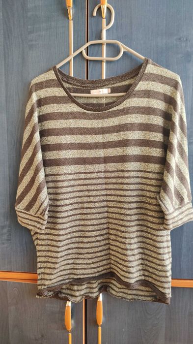 Bluzka w paski, rozmiar L