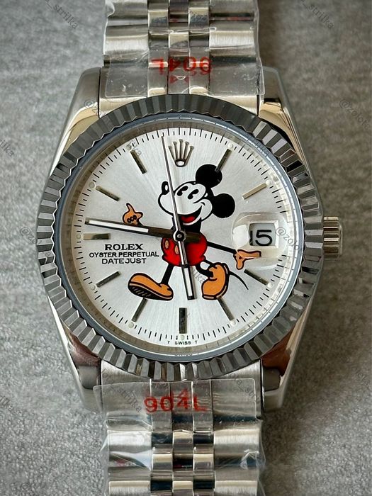 Rolex Datejust Mickey Mouse edition. Женские/детские Ролекс