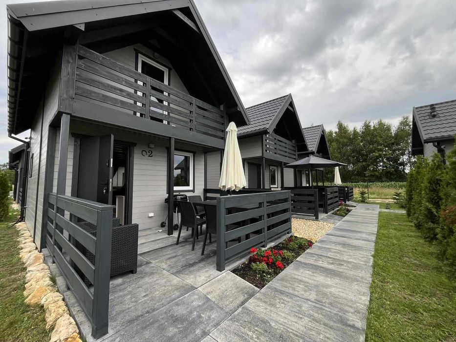 Dom drewniany Jarząb A 4x5m + 2m taras 20m2