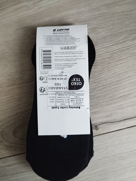 3x Stopki Lotto rozmiar 36-39