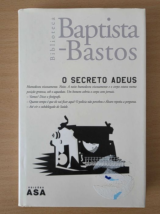 Livro "O Secreto Adeus" de Baptista Bastos
