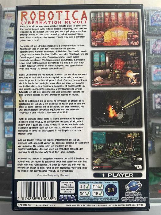 Sega Saturn - Robotica - Sklep - Wolumen - Metro Wawrzyszew