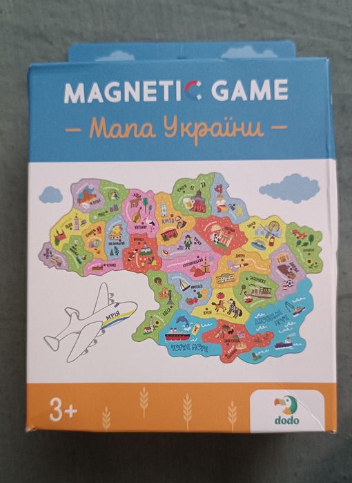 Пазл магнітний Карта України, DoDo, 28 ел