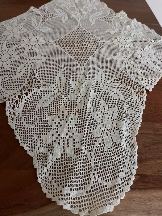 Napron em crochê  antigo