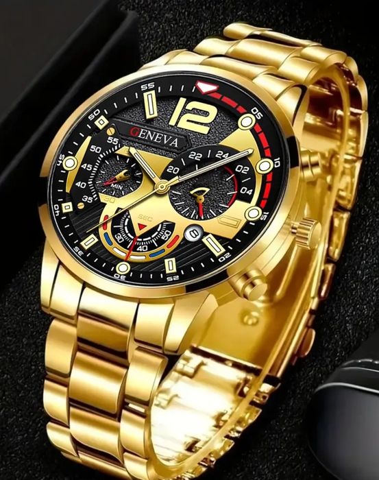 Набір чоловічих модних багатофункціональних годинників преміум-класу,