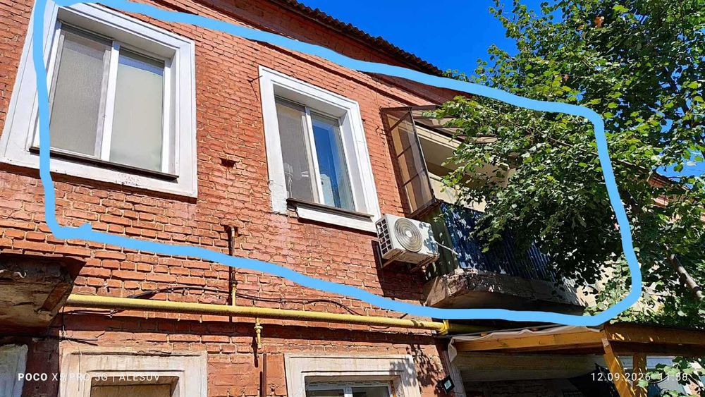 Продається чудова 2-х кімнатна велика квартира,сталінка, район Гданцівки