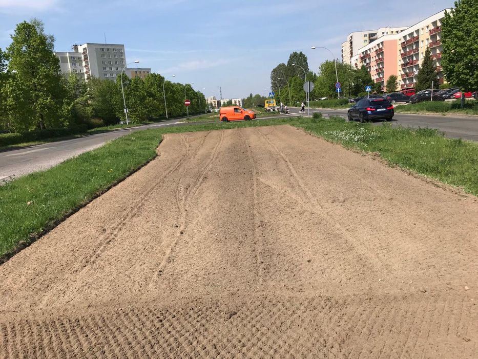 Usługi  MINIKOPARKA, Glebogryzarka Separacyjna,przygotowanie pod trawe