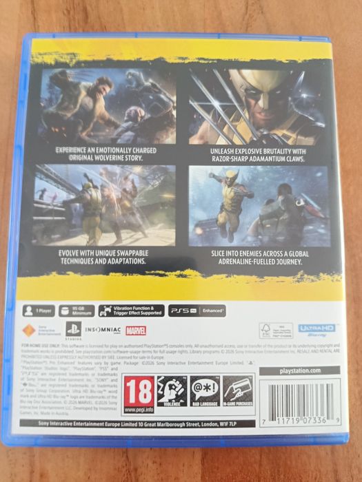 Marvel Wolverine PL dubbing Ps 5