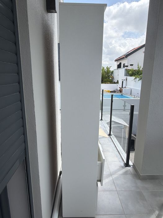 Estante BRIMNES Estante, branco, 60x190 cm