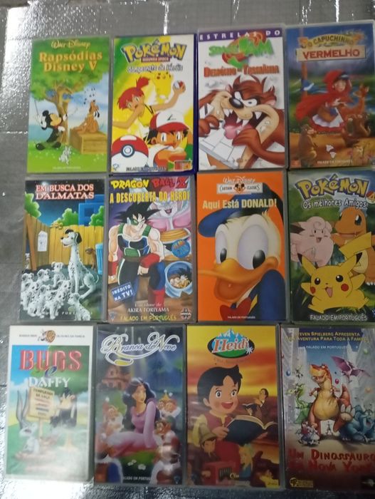 Filmes infantis  em VHS