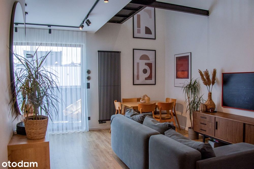 3-pok Loft | Taras 31 m² + Balkon | Architekt | Grunwald