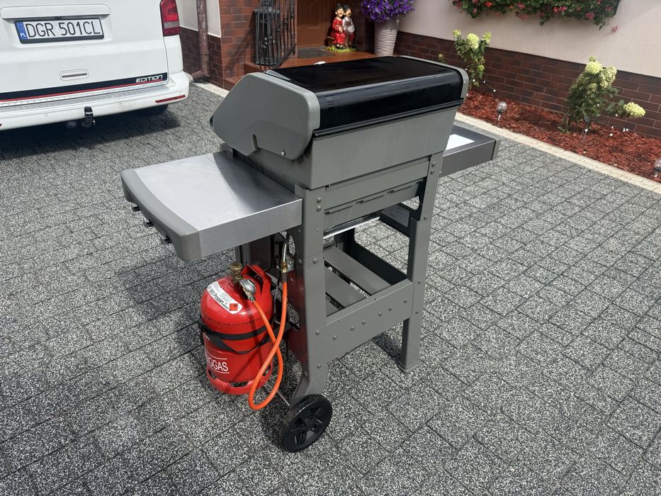 Grill weber spirit II gazowy, swietny stan! Zeliwny RUSZT GBS