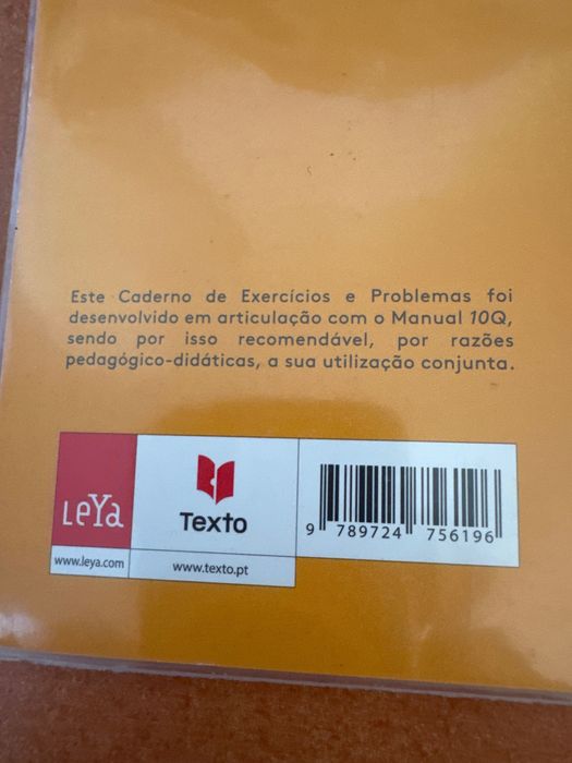Caderno de exercícios e problemas 10 Ano