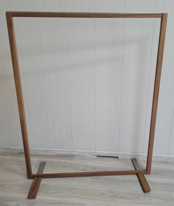 wieszak na ubrania sklepowy regulowany nierdzewny