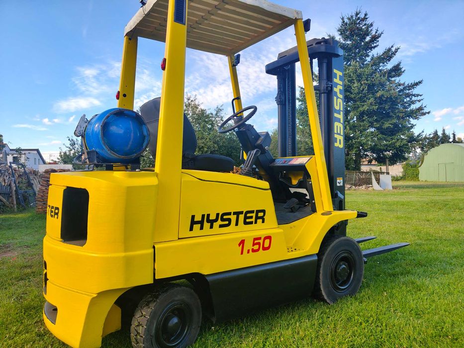 Wózek widłowy HYSTER H1.5 Super Stan, duplex, LPG