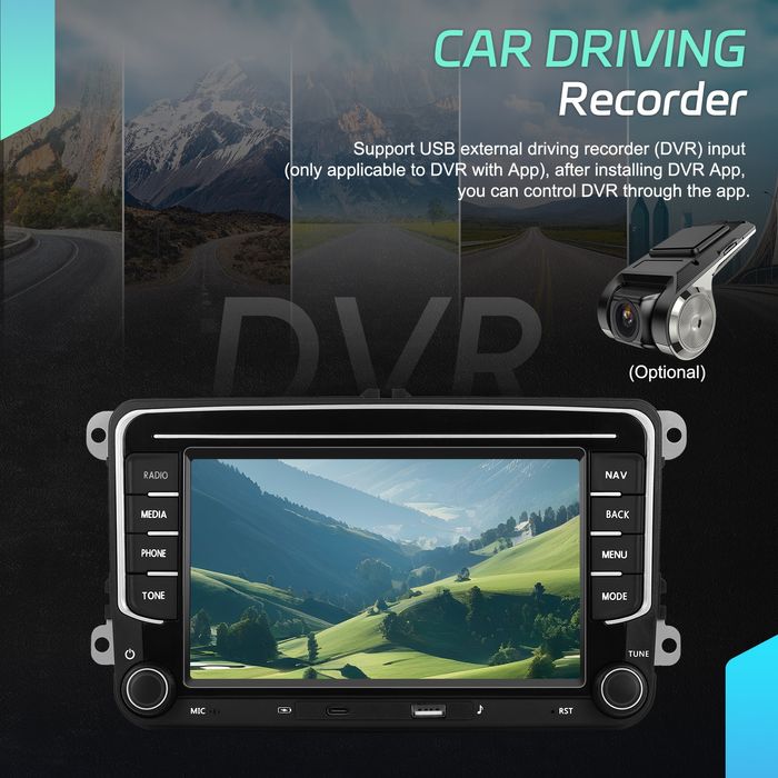 Radio Nawigacja Android 13 2/64Gb VW,Golf,Passat,Seat,Polo