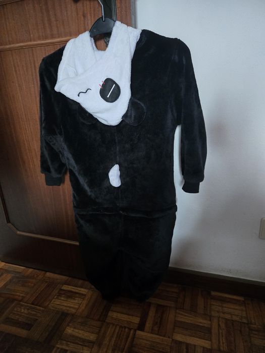 Pijama macacao panda