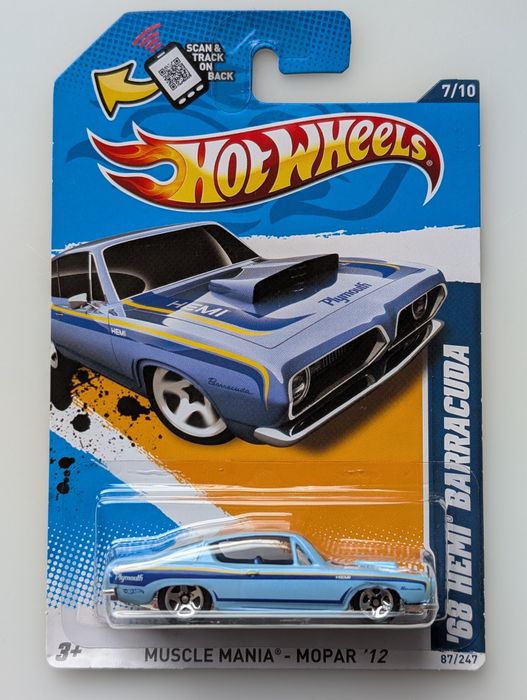Hot Wheels 68 Plymouth HEMI Barracuda