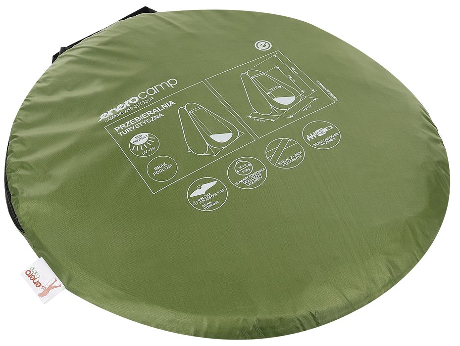 Namiot przebieralnia turystyczna 110x110x190cm