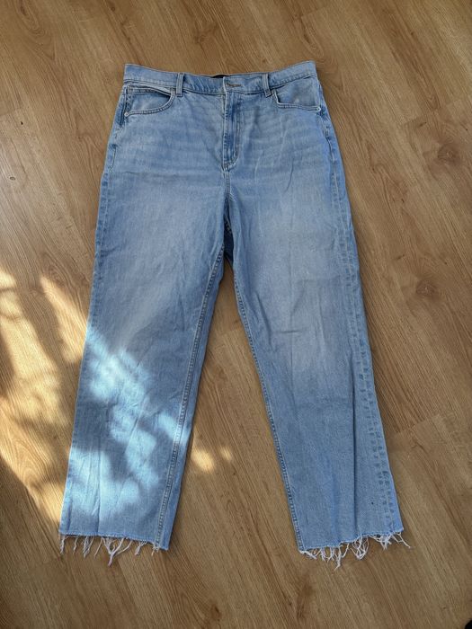 jeansy asos z szeroką nogawką xxl