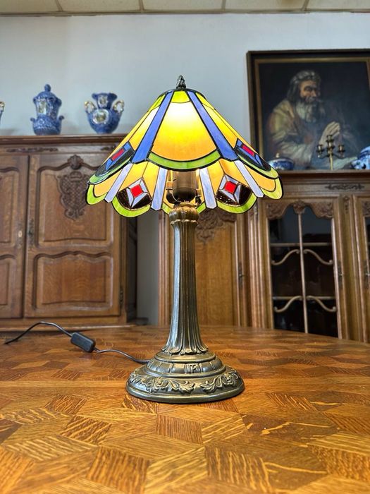 Настільна лампа торшер в стилі Тіффані настольный светильник 6983