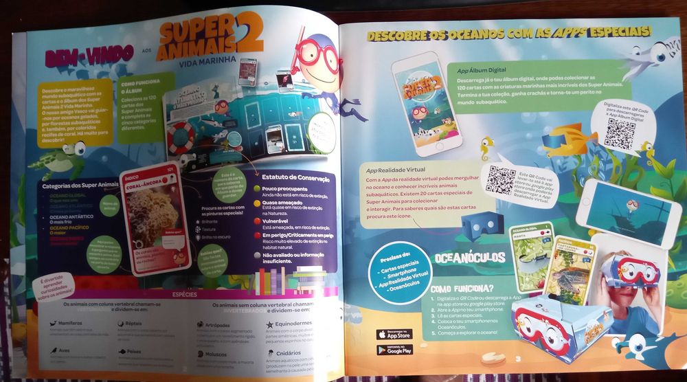 Super Animais 2 - - - Colecção Completa - Pingo Doce - - - - - Cromos