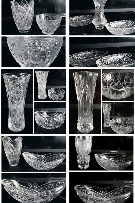 Посуда СССР разная. Хрусталь