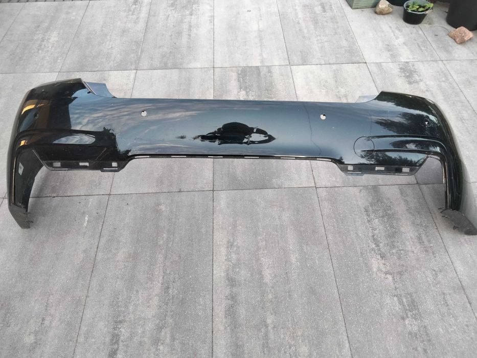 BMW 4 F32 F33 F36 M-PAKIET  ZDERZAK tyl tylny czarny