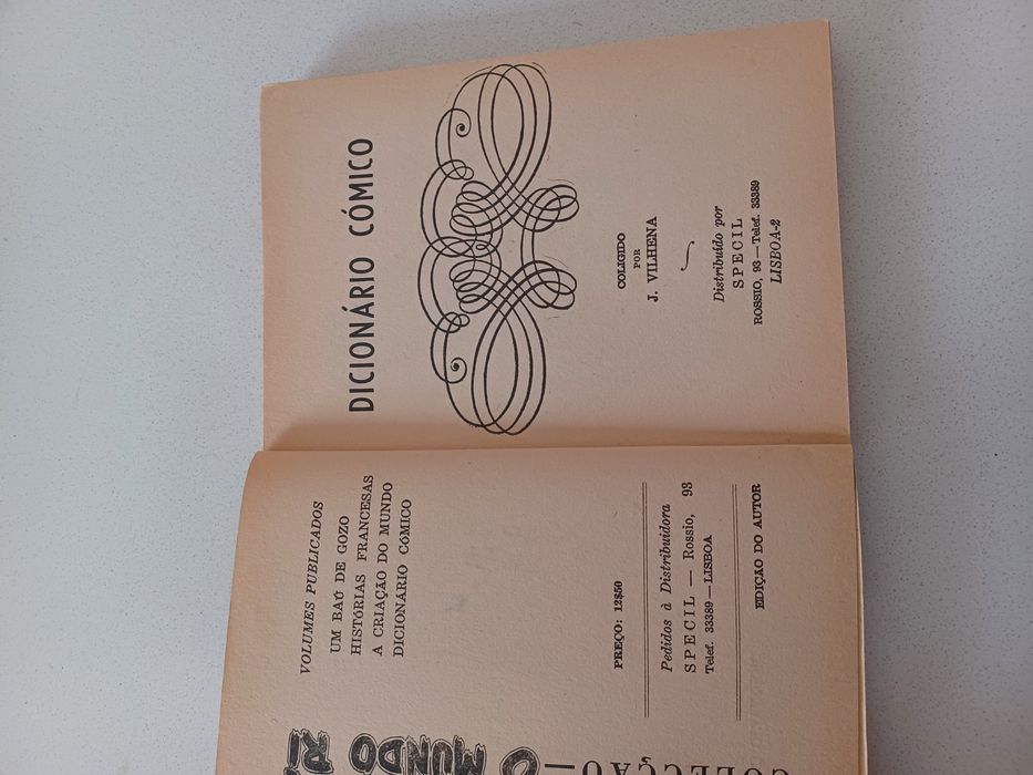 Livro Dicionário Cómico - Vilhena