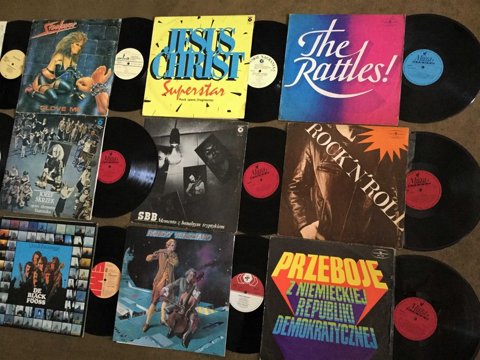 SBB, Skrzek, Steelover i inne - Zestaw 12LP Winyle ROCK Super Cena