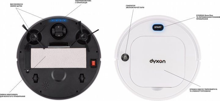 Робот-пылесос DYXON MEGAVAC 1200 white
