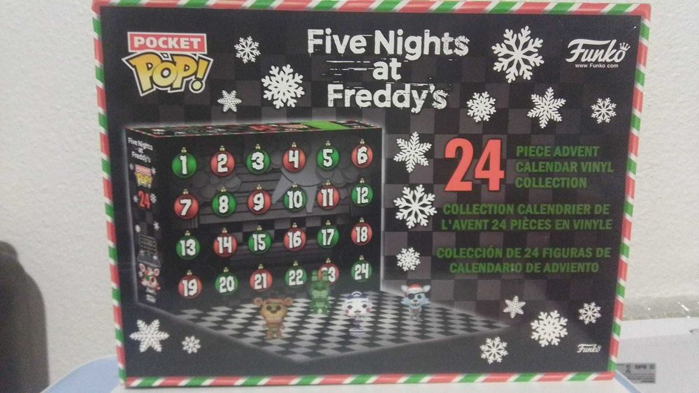Calendário do Advento Five Nights at Freddy’s – Estilo Pocket Pop