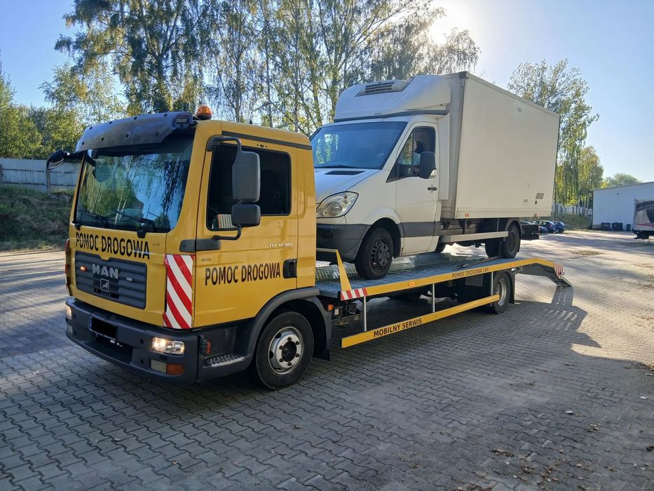 MAN TGL 12,180 POMOC DROGOWA LAWETA HOLOWNIK AUTOLAWETA