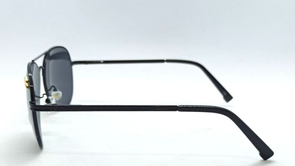 Lacoste очки капли мужские классика черные в черном металле на флексах