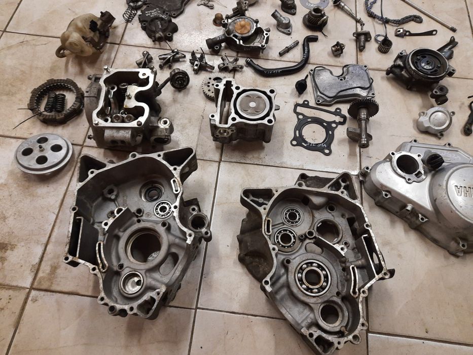 Yamaha YZF R 125 silnik części yzf-r 08-13r. Głowica cylinder karter