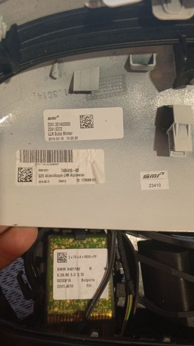 Зеркало BMW 3 G20 G21 5Pin Дзеркало БМВ G20 2017-2019 права сторона