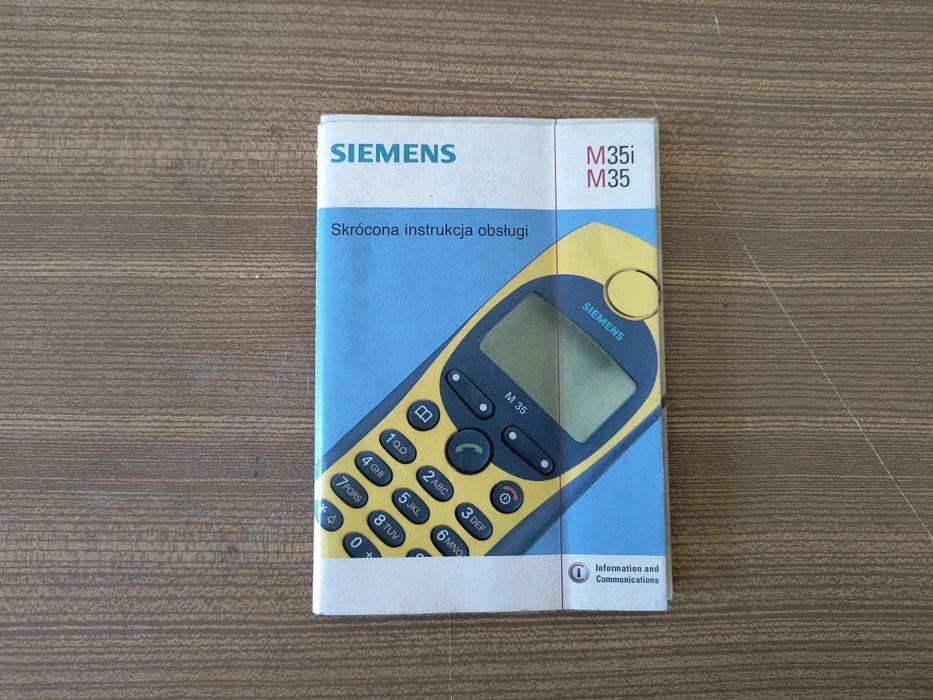 Siemens M35i M35 Instrukcja obsługi i skrócona instrukcja obsługi Pols
