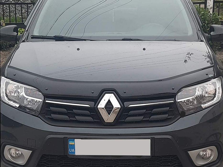 Renault Logan MCV 2013-2022 рр. Дефлектор капоту (EuroCap)