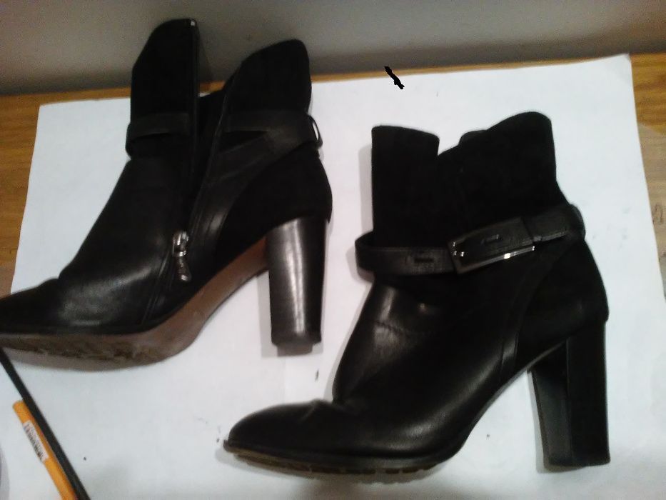 buty-botki/ kozaki- CLARKS roz.6/39 SKÓRA NATURALNA!!