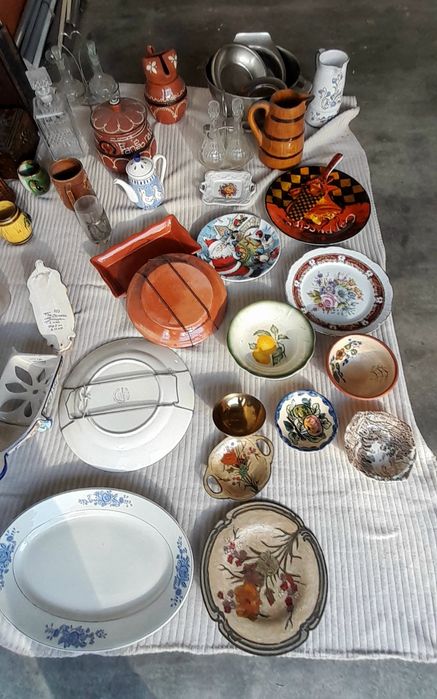 Utensílios de decoração vários