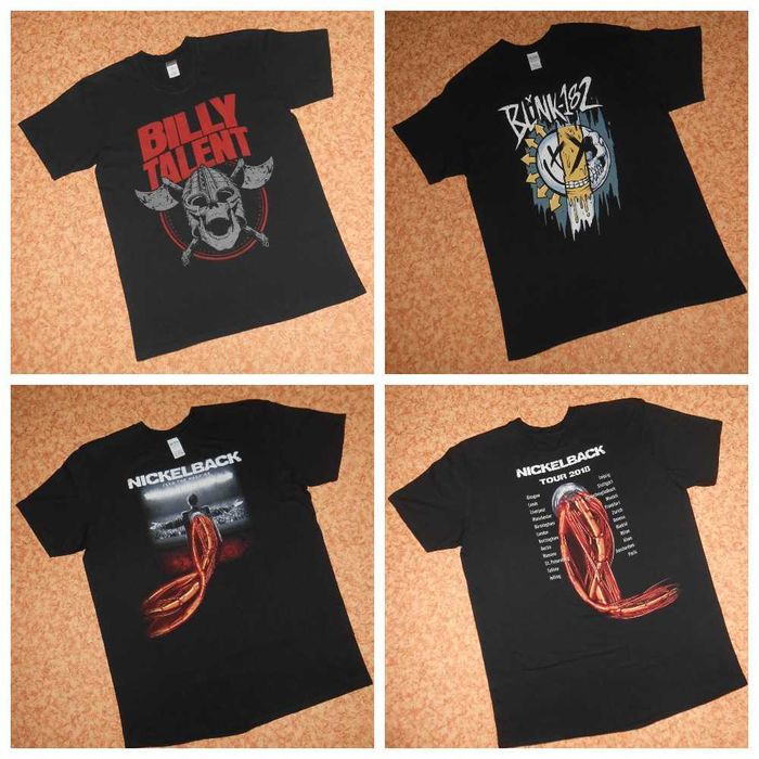 Футболки Lamb of God Metallica Rammstein Shinedown Lacuna Coil ін.