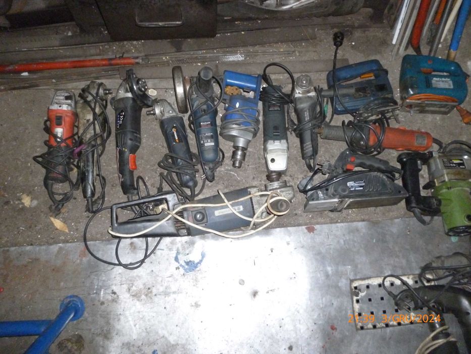 elektronarzędzia szlifierki wiertarki wyrzynarki . itp