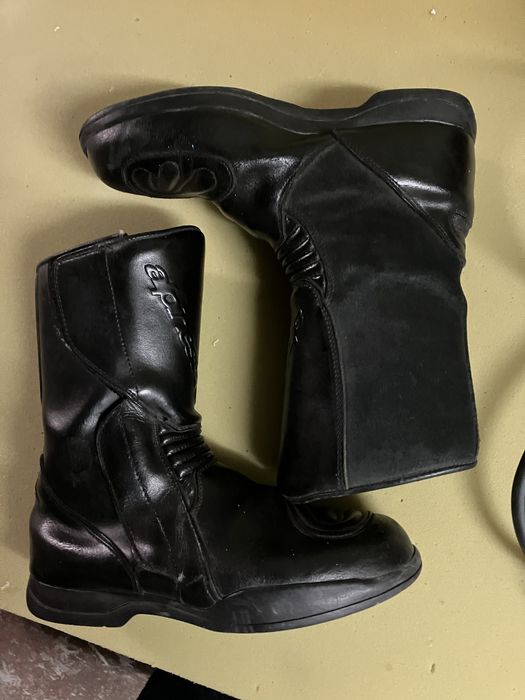 Botas motard cano alto