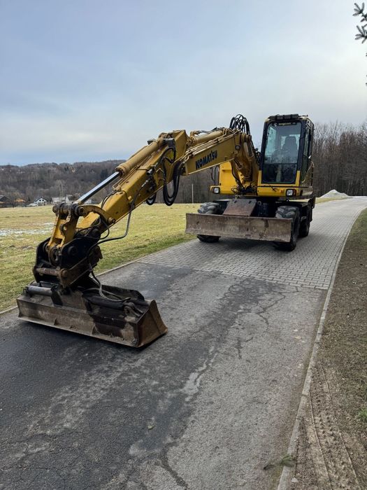 Komatsu pw 148, koparka kołowa 2010 rok 9800 mtg 2 łyżki