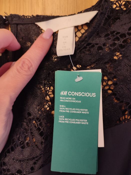 Vestido H&M Conscious Tam L