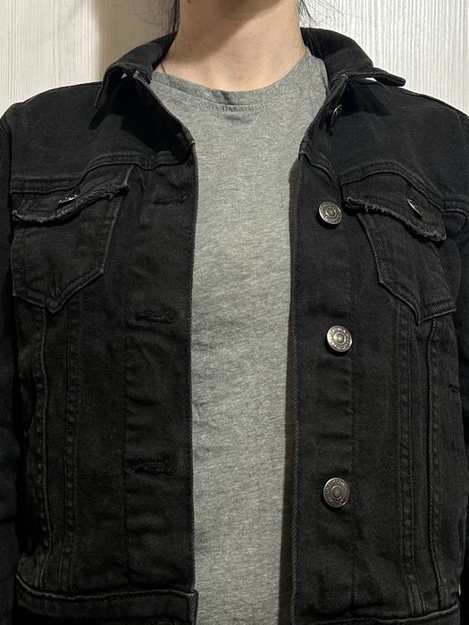 Джинсова куртка чорна