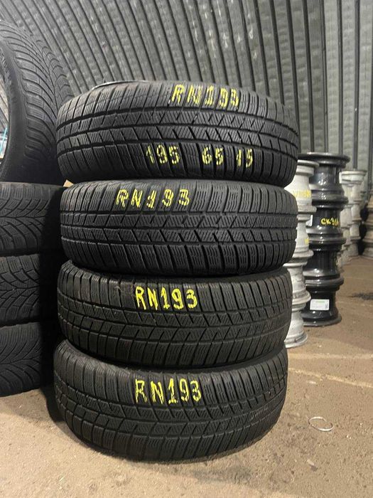 Вживані шини! ЗИМА 195/65 r15 парами і комплектами, різні бренди та моделі ВЕЛИКИЙ СКЛАД! 195 65 15