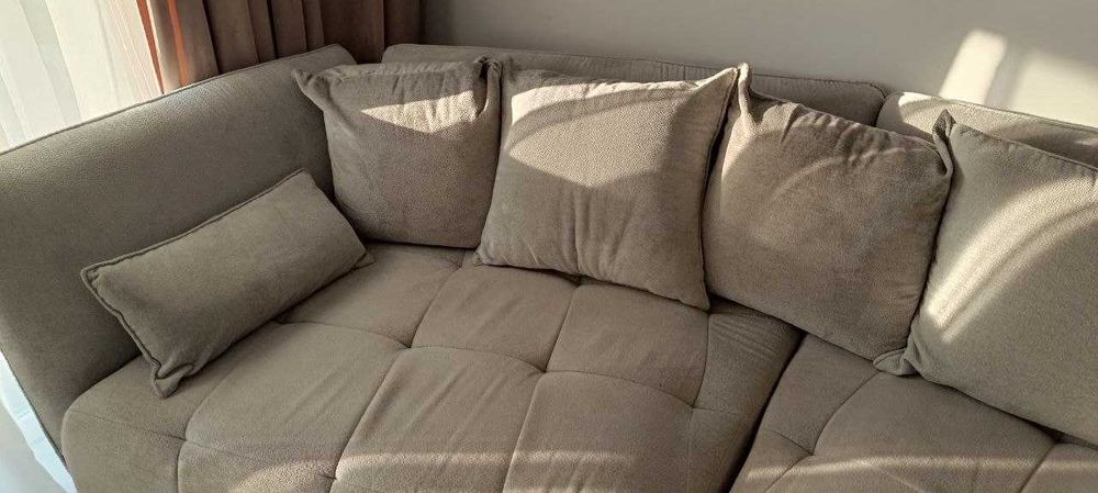 Sofa 5 osobowa szara